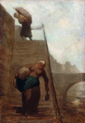 Washerwomen on the Steps of the Quay